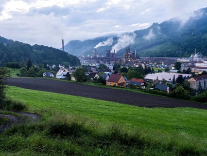 Voestalpine steelworks in the Donawitz district, known for the first application of the