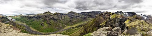 Stunning shot at Eyjafjallajokull area in the western part of Iceland