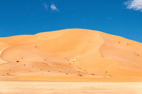 The beautiful Omani Rub al-Chali Desert during summer