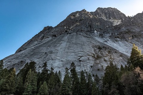 Rock face in Yosemite National Park