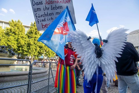 AfD rally under the slogan STOP ISLAMISM in Mannheim: A week earlier, there was a fatal knife