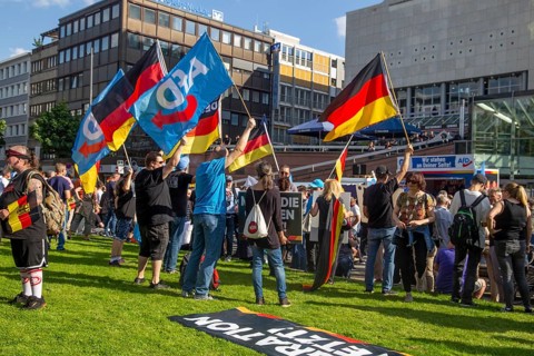 AfD rally under the slogan STOP ISLAMISM in Mannheim: A week earlier, there was a fatal knife