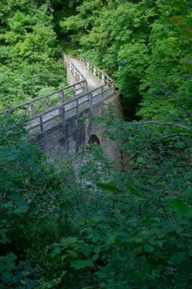 Teuchelsbrücke, Equaduct, Historical, Stone bridge, Stone, Bridge, Wettbachschlucht,