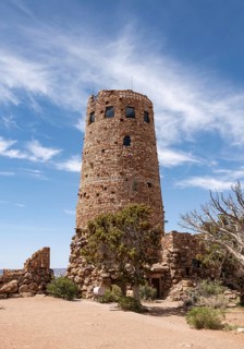 Desert View Watchtower, Grand Canyon in Arizona, USA, North America