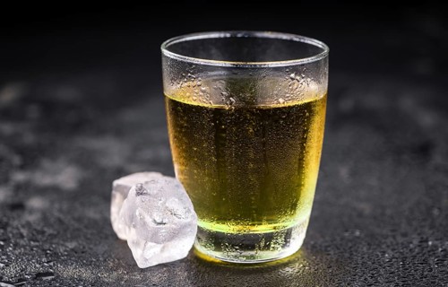 Energy Drinks on a vintage background as detailed close-up shot, selective focus