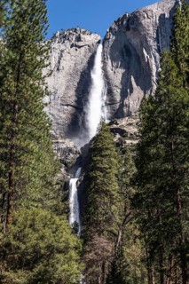 Yosemite Falls (upper and lower), California, USA, North America