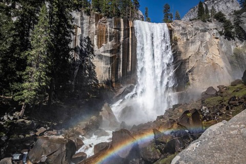 Vernal Falls in Yosemite National Park, California, USA, North America