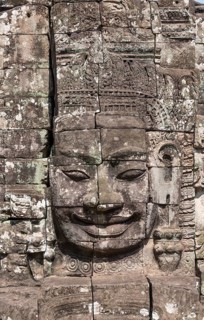 Bayon Temple in the Angkor Wat area Cambodia