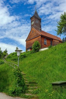 Church of St Martin from 1746 with wooden shingle facades in Eisenbach, Kreuzthal, Markt