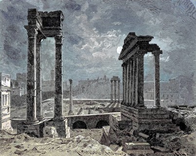 The Roman Forum in Rome, is the oldest Roman forum and was the centre of political, economic,