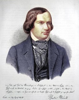 Theodor Mundt, 19 September 1808, 30 November 1861, was a German writer, digital reproduction of an