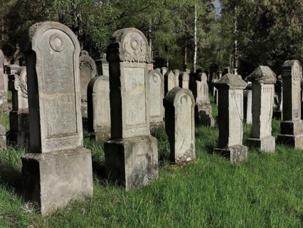 Jewish cemetery, Jewish cemetery Burgkunstadt, one of the largest Jewish country cemeteries in