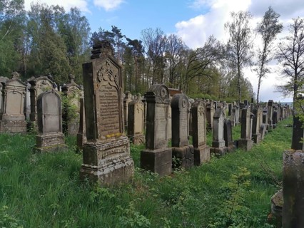 Jewish cemetery, Jewish cemetery Burgkunstadt, one of the largest Jewish country cemeteries in