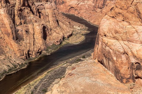 Horseshoe Bend, Colorado River at Grand Canyon, Arizona, USA, North America