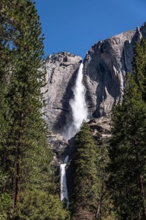Yosemite Falls (upper and lower), California, USA, North America