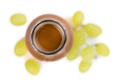 Some Grape Juice isolated on white (selective focus)
