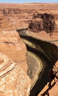 Colorado River at Horseshoe Bend, Grand Canyon, Arizona, USA, North America