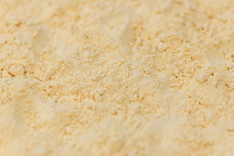 Powdered Eggs (fresh) as detailed close-up shot, selective focus)