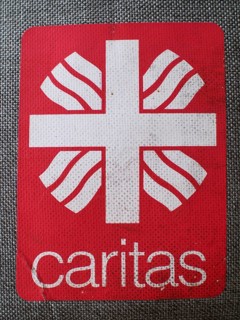 Logo Caritas, Vintage, North Rhine-Westphalia, Germany, Europe
