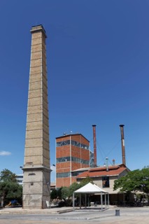 Athens Gasworks Industrial Monument from 1857, today the venue Technopolis City of Athens, Gazi