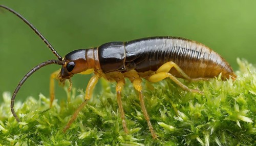 Animal, insect, close-up of a Forficula auricularia, AI generated, AI generated