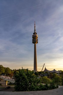 Olympic Tower, Olympic Park, Munich, Bavaria, Germany, Europe