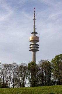 Olympic Tower, Olympic Park, Munich, Bavaria, Germany, Europe
