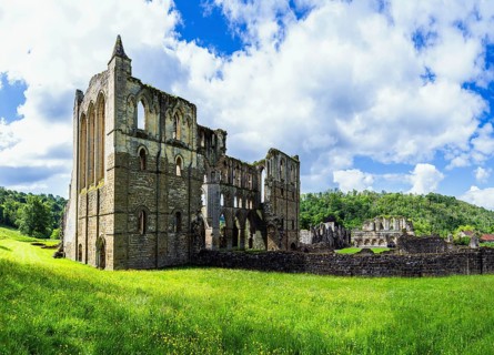 Rievaulx Abbey, North York Moors National Park, North Yorkshire, England, UK