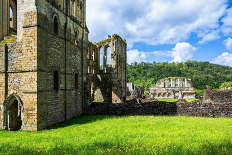 Rievaulx Abbey, North York Moors National Park, North Yorkshire, England, UK