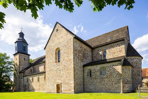 The Lippoldsberg Monastery with the Church of St George and St Mary is a former Benedictine
