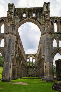Rievaulx Abbey, North York Moors National Park, North Yorkshire, England, UK