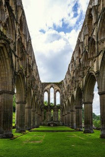 Rievaulx Abbey, North York Moors National Park, North Yorkshire, England, UK