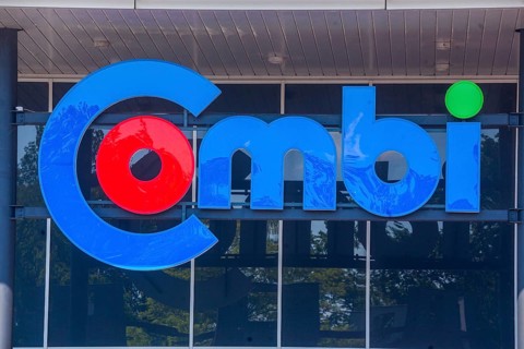 Combi logo on a Combi supermarket, Germany, Europe