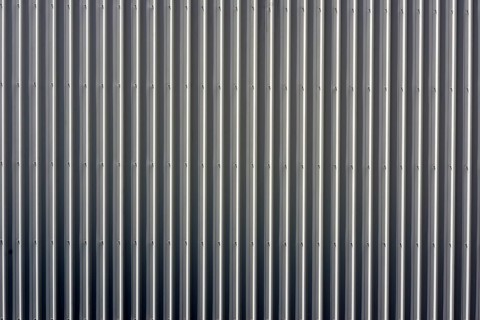 Background of corrugated iron wall