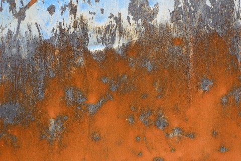 Grunge background of old painted metal