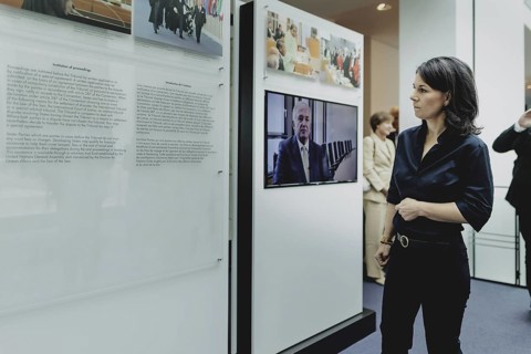 Annalena Bärbock (Alliance 90/The Greens), Federal Foreign Minister, photographed during a visit to