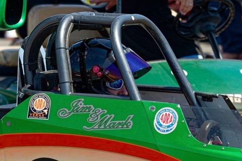 Motorsport, drag racing, pilot in a race car, Napierville, Province of Quebec, Canada, North