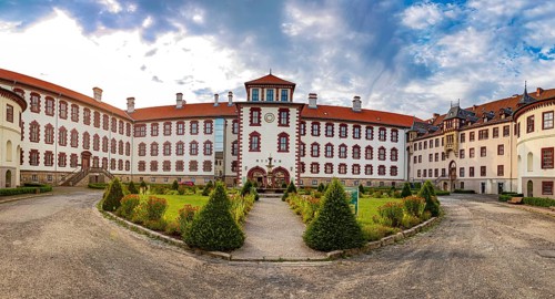 Elisabethenburg Castle in Meiningen, Thuringia, Germany, Europe