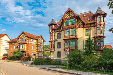 Open work Meiningen and youth centre in Meiningen, Thuringia, Germany, Europe