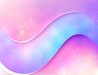 Abstract flowing waves with a gradient of pastel blue, pink, and purple, creating a soft visual