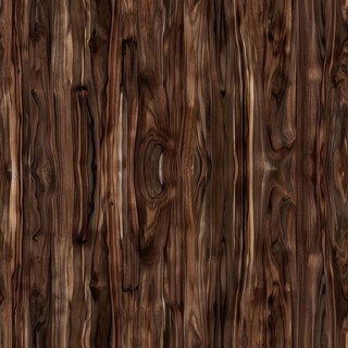 Dark brown walnut wood seamless pattern, wooden texture AI generated