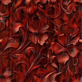 Rosewood seamless pattern, wooden texture AI generated