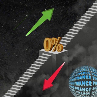 Symbolic image, stock market prices, falling prices, rising prices, global stock markets, money