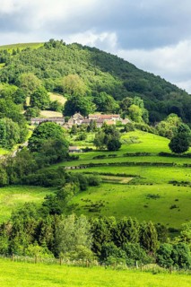 Farms in North York Moors National Park, Yorkshire, England, United Kingdom, Europe