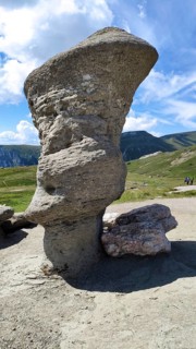 Rock formations, Bucegi National Park, Southern Carpathians, Romania, Europe