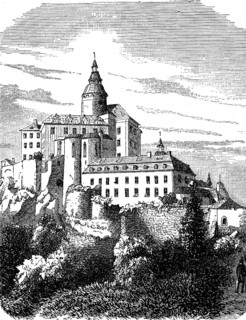 Frydlant Castle, Friedland, on the edge of the town of Frydlant v Cechach in Okres Liberec, Czech