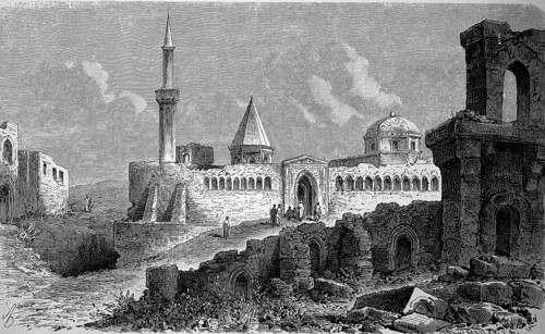 Monuments from the Seljuk period in Konya, Konia, Turkey, in 1881, Historical, digital reproduction
