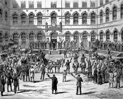 The last passenger stagecoach in Breslau, on 1 December 1886, was then replaced by the railway,
