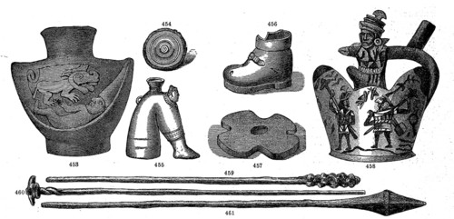 American antiquities, star ring of a battle axe, lance, artefacts, historical, digital reproduction
