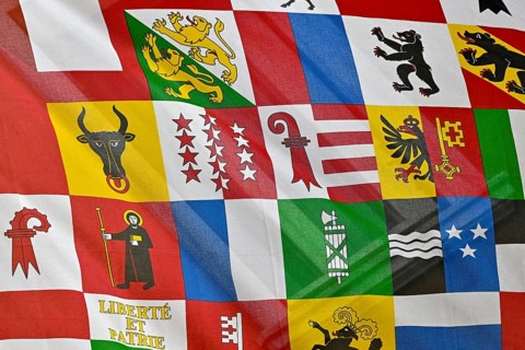 Flag Cantonal coat of arms
